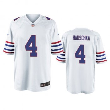 Buffalo Bills Stephen Hauschka White Alternate Game Jersey