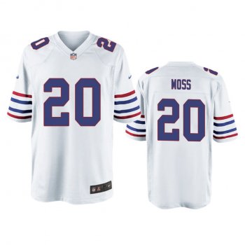 Buffalo Bills Zack Moss White Alternate Game Jersey