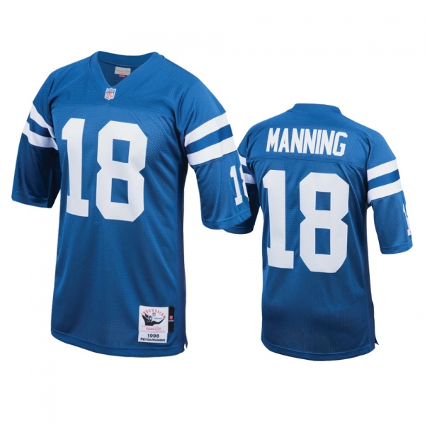 Indianapolis Colts Peyton Manning Royal 1998 Authenti Throwback Jersey