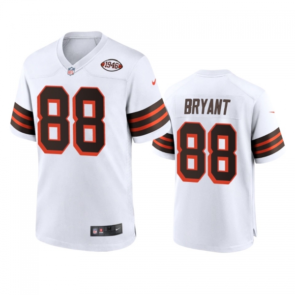 Cleveland Browns Harrison Bryant White 1946 Collection Alternate Game Jersey 75th anniversary uniforms