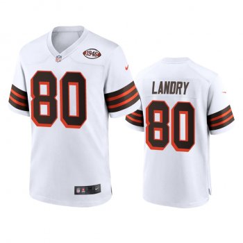 Cleveland Browns Jarvis Landry White 1946 Collection Alternate Game Jersey 75th anniversary uniforms