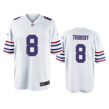 Buffalo Bills Mitchell Trubisky White Alternate Game Jersey