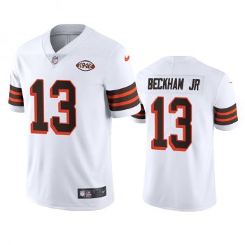 Cleveland Browns Odell Beckham Jr White 1946 Collection Alternate Vapor Limited Jersey - Men's 75th anniversary uniforms