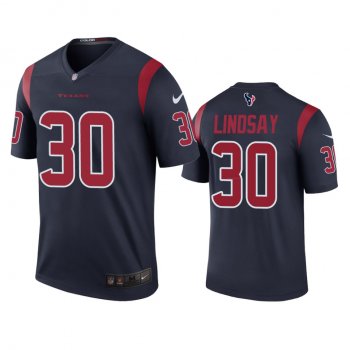 Houston Texans Phillip Lindsay Navy Color Rush Legend Jersey