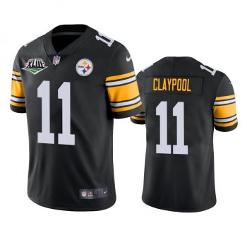 Pittsburgh Steelers Chase Claypool Black Super Bowl XLIII Patch Jersey