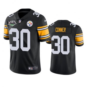 Pittsburgh Steelers James Conner Black Super Bowl XLIII Patch Jersey