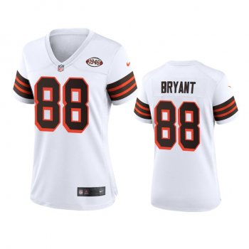 Women's Cleveland Browns Harrison Bryant White 1946 Collection Alternate Game Jersey 75th anniversary uniforms