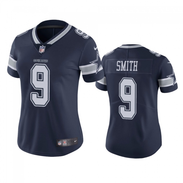 Women's Dallas Cowboys Jaylon Smith Navy Vapor Limited Jersey