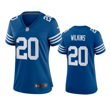 Women's Indianapolis Colts Jordan Wilkins Royal Alternate Game Jersey