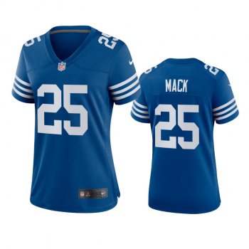 Women's Indianapolis Colts Marlon Mack Royal Alternate Game Jersey