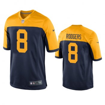 Green Bay Packers Amari Rodgers Navy Throwback Game Jersey