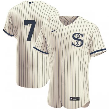 Chicago White Sox Field Of Dreams 2021 #7 Tim Anderson Authentic Jersey - All Stitched