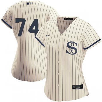 Women’s Chicago White Sox Field Of Dreams 2021 #74 Eloy Jiménez Jersey - All Stitched