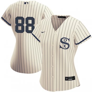 Women’s Chicago White Sox Field Of Dreams 2021 #88 Luis Robert Jersey - All Stitched