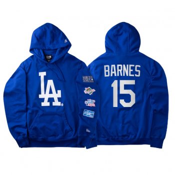 Austin Barnes Los Angeles Dodgers World Champions Hoodie Blue World Series