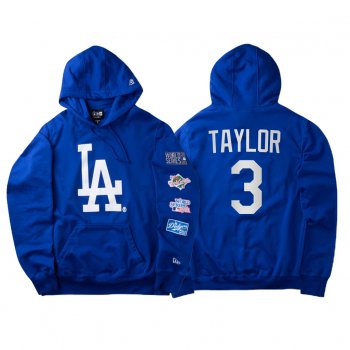 Chris Taylor Los Angeles Dodgers World Champions Hoodie Blue World Series