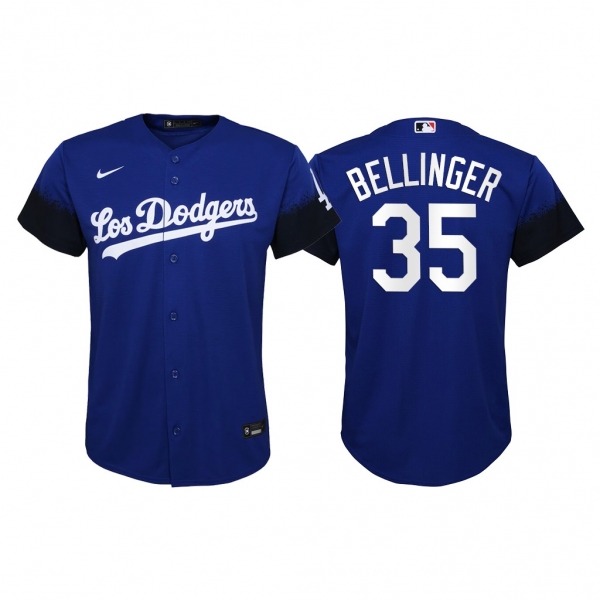 Youth Cody Bellinger Los Angeles Dodgers 2021 City Connect Jersey Replica Royal