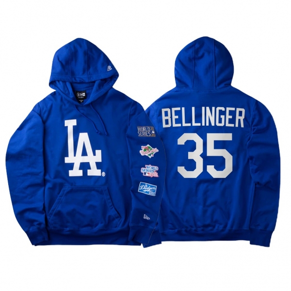 Cody Bellinger Los Angeles Dodgers World Champions Hoodie Blue World Series