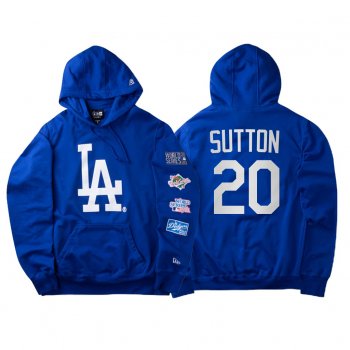 Don Sutton Los Angeles Dodgers World Champions Hoodie Blue World Series