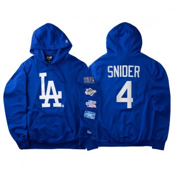 Duke Snider Los Angeles Dodgers World Champions Hoodie Blue World Series