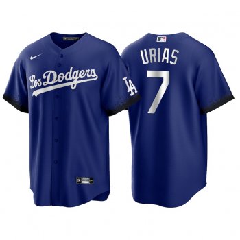 Los Angeles Dodgers 2021 City Connect Julio Urias #7 Jersey Replica Royal