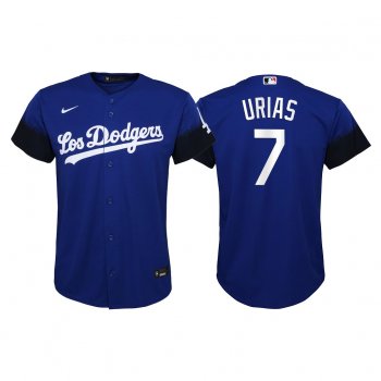 Youth Julio Urias Los Angeles Dodgers 2021 City Connect Jersey Replica Royal