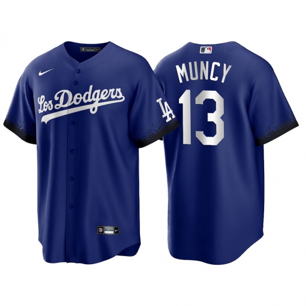 Los Angeles Dodgers 2021 City Connect Max Muncy #13 Jersey Replica Royal