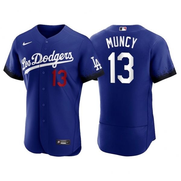 Los Angeles Dodgers Max Muncy 2021 City Connect Royal Jersey Hot-sale