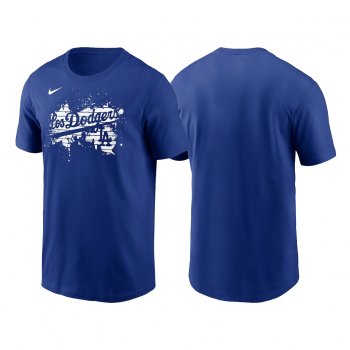 Los Angeles Dodgers 2021 City Connect Men Royal T-Shirt Graphic