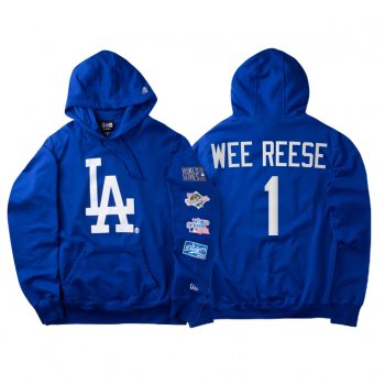 Pee Wee Reese Los Angeles Dodgers World Champions Hoodie Blue World Series