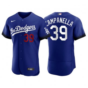 Los Angeles Dodgers Roy Campanella 2021 City Connect Royal Jersey Hot-sale