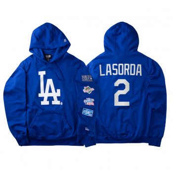 Tommy Lasorda Los Angeles Dodgers World Champions Hoodie Blue World Series