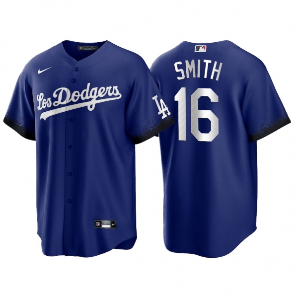 Los Angeles Dodgers 2021 City Connect Will Smith #16 Jersey Replica Royal