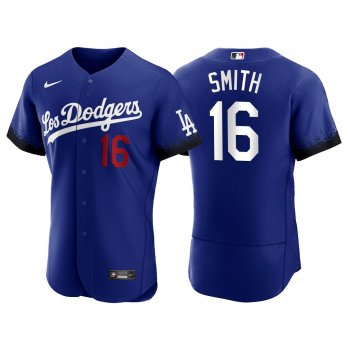 Los Angeles Dodgers Will Smith 2021 City Connect Royal Jersey Hot-sale