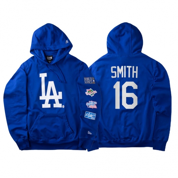 Will Smith Los Angeles Dodgers World Champions Hoodie Blue World Series