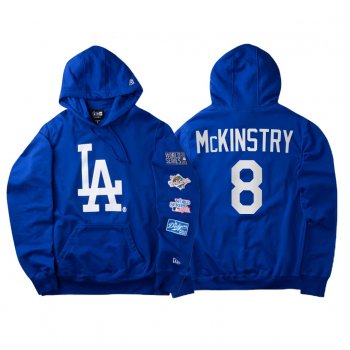 Zach McKinstry Los Angeles Dodgers World Champions Hoodie Blue World Series