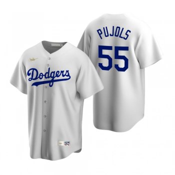 Los Angeles Dodgers Albert Pujols Nike White Cooperstown Collection Home Jersey