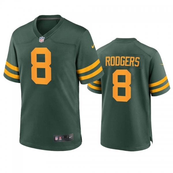 Green Bay Packers Amari Rodgers Green Alternate Game Jersey 50s Classic