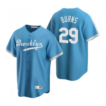 Los Angeles Dodgers Andy Burns Nike Light Blue Cooperstown Collection Alternate Jersey