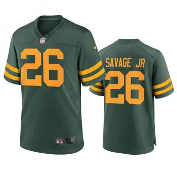 Green Bay Packers Darnell Savage Jr. Green Alternate Game Jersey 50s Classic