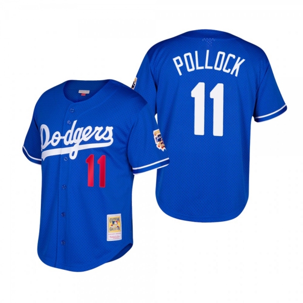 Los Angeles Dodgers A.J. Pollock Royal Cooperstown Collection Mesh Batting Practice Jersey