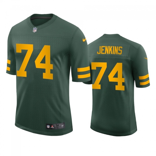 Elgton Jenkins Green Bay Packers Green Vapor Limited Jersey 50s Classic