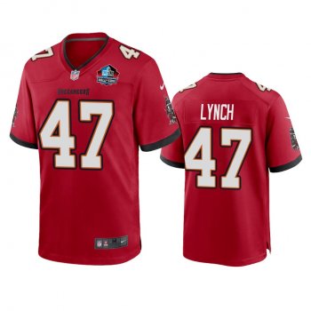 Tampa Bay Buccaneers John Lynch Red NFL Hall of Fame Class of 2021 Jersey