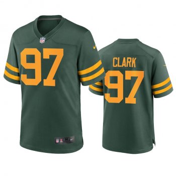 Green Bay Packers Kenny Clark Green Alternate Game Jersey 50s Classic