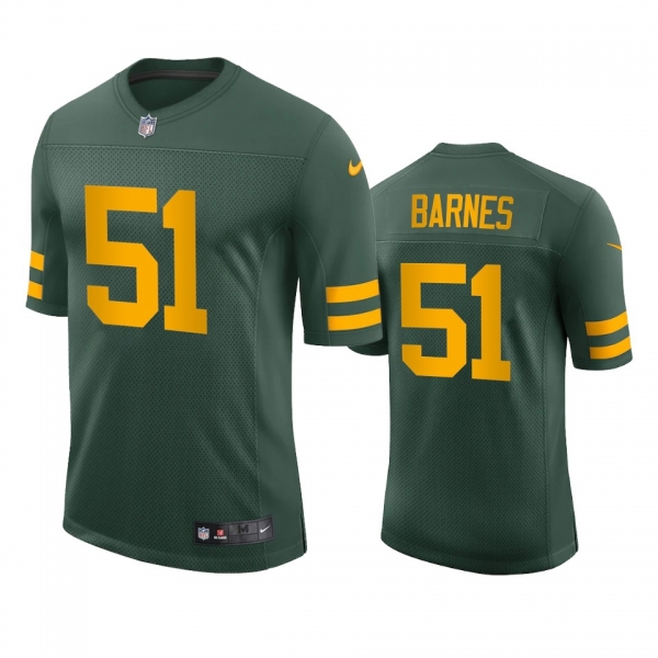 Krys Barnes Green Bay Packers Green Vapor Limited Jersey 50s Classic