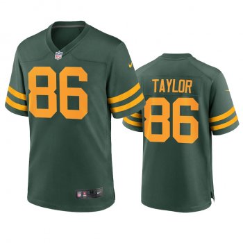 Green Bay Packers Malik Taylor Green Alternate Game Jersey 50s Classic