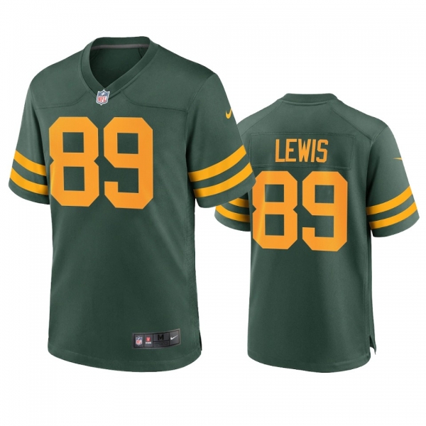 Green Bay Packers Marcedes Lewis Green Alternate Game Jersey 50s Classic