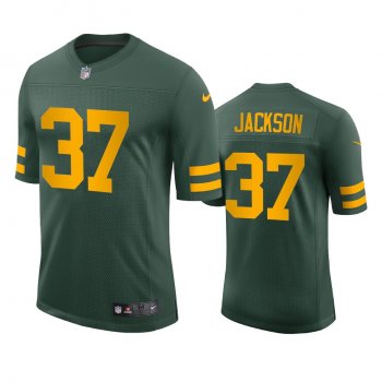 Green Bay Packers Josh Jackson Green Vapor Limited Jersey 50s Classic