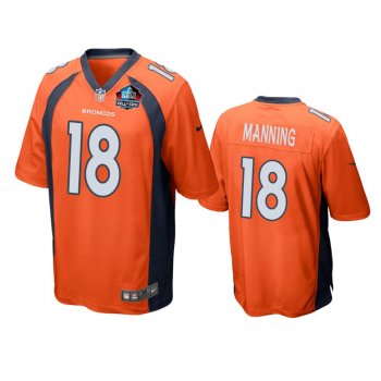 Denver Broncos Peyton Manning Orange NFL Hall of Fame Class of 2021 Jersey