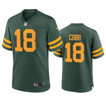 Green Bay Packers Randall Cobb Green Alternate Game Jersey 50s Classic